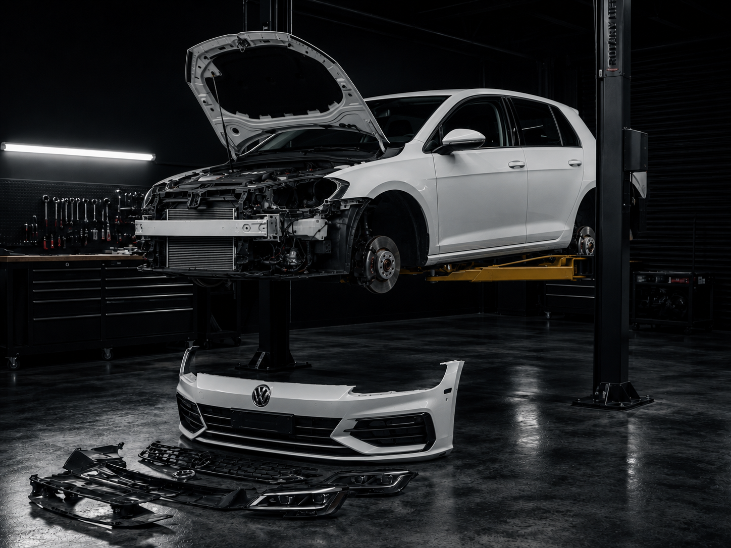 AP Auto-Tech vehicle service bay